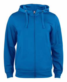 Clique - Hættetrøje m/lyn Basic 021014 Royal