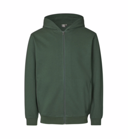 PRO Wear - Hættesweat m/lyn 0388 Flaskegrøn