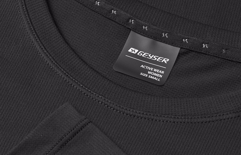 T-shirt L/Æ Dame G11003 Sort, str. S