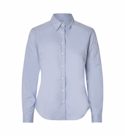 Seven Seas - Skjorte Dame Poplin S67 Lys blå