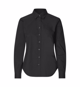 Seven Seas - Skjorte Dame Poplin S67 Sort