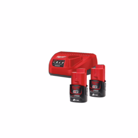 Milwaukee - Batterisæt 12V M12 NRG-202 m/lader