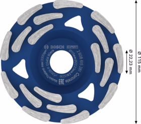 Bosch - Diamantslibekop Expert Ø115x22,23 mm