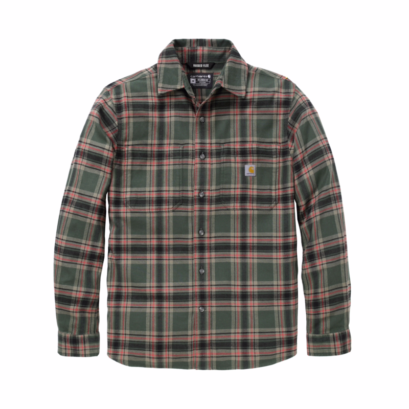 Skjorte 107010 Green/amber, str. XL