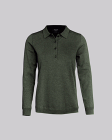 Nimbus Nordic - Striktrøje m/knap Dame L/Æ Brighton Olive