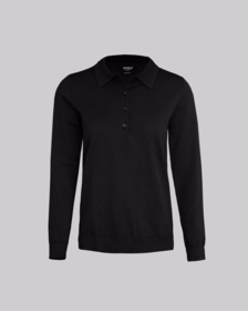 Nimbus Nordic - Striktrøje m/knap Dame L/Æ Brighton Black