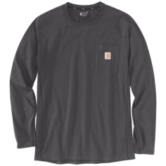 Carhartt - T-shirt L/Æ 106656 Carbon Heather