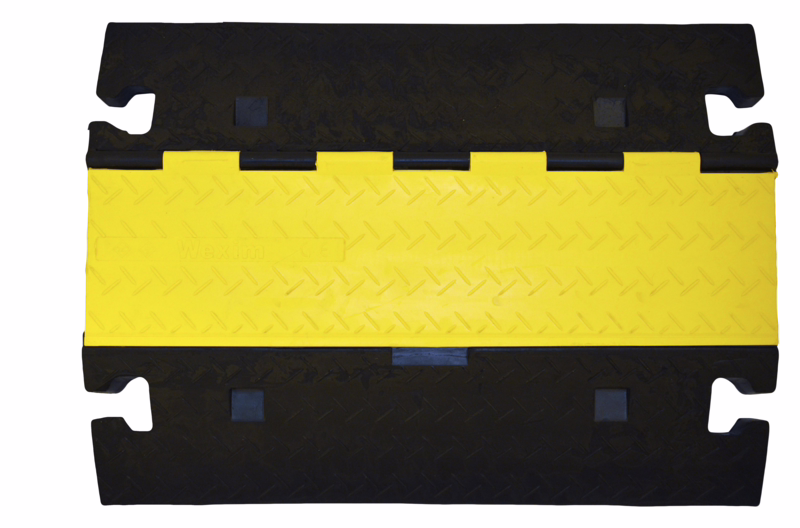 Kabelbro 4 kanal WKBHD4 stor model sort/gul, 910x590x75mm