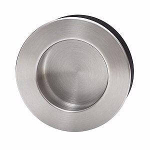 Skålgreb RS/bakelit Ø60mm t/Tectum låge 16-21mm