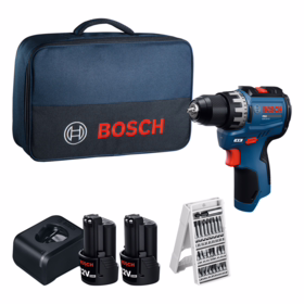 Bosch - Bore-/skruemaskine 12V GSR12V-31, 2x2 Ah, 25xTB