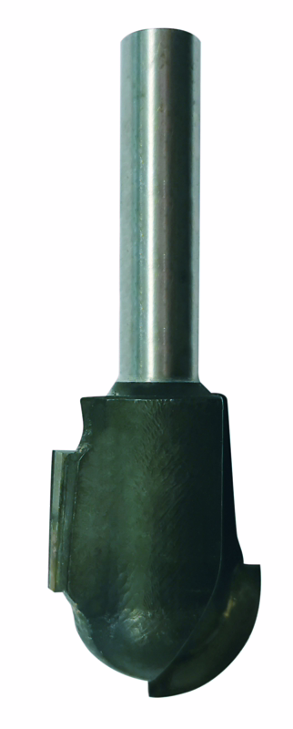 Hulkehlfræser PCD R9,5x25 mm, K8