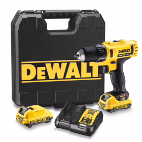 DeWALT - Bore-/skruemaskine 12 V DCD710D2, 2x2,0 Ah