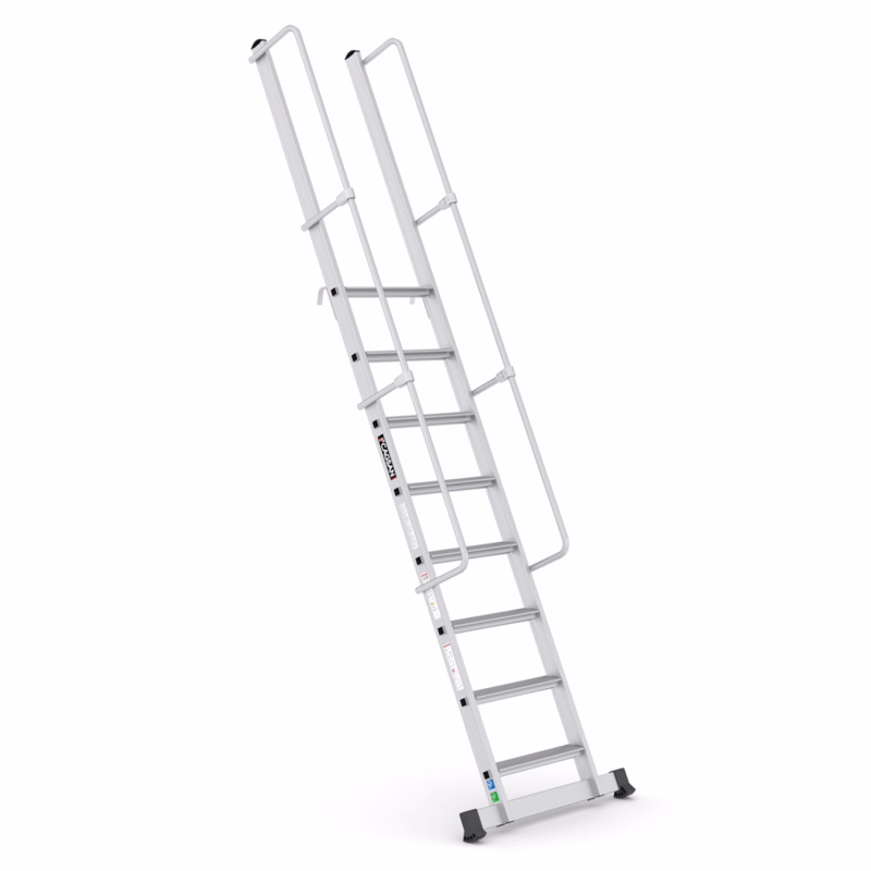 Lagerstige T2500MG Monoguard 10 trin - 2,5 mtr