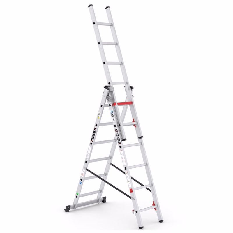 Combistige TS175 Trio Proff  3x8 trin - 5,79 mtr