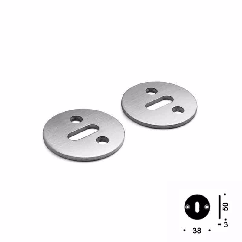 Nøgleskilte RS Ø50x3mm massiv cc27mm