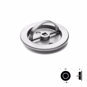 d line - Skålgreb Ø80mm cc38mm