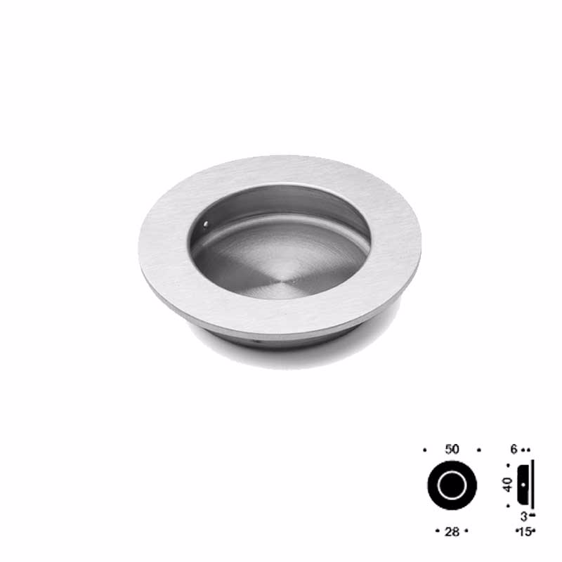 Skydedørsskål Ø50mm