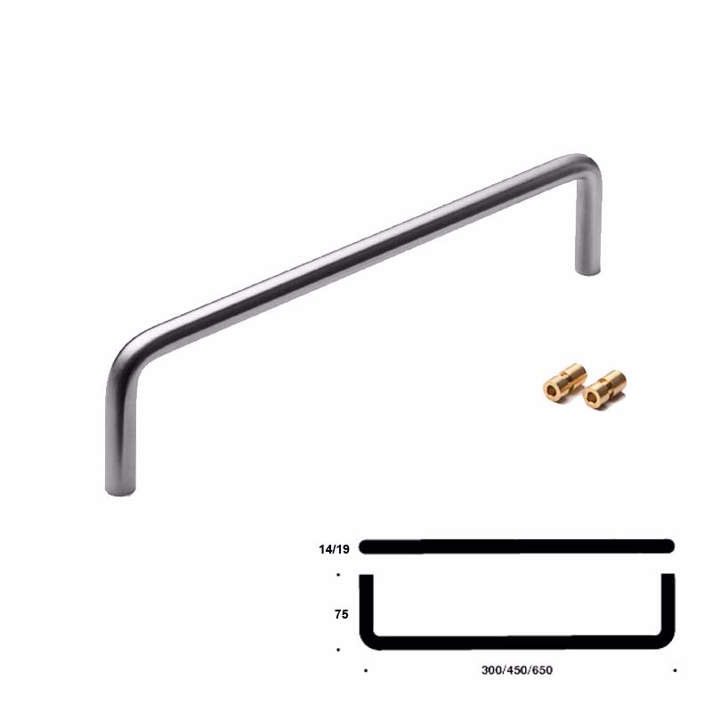 Håndklædebøjle 14x450mm