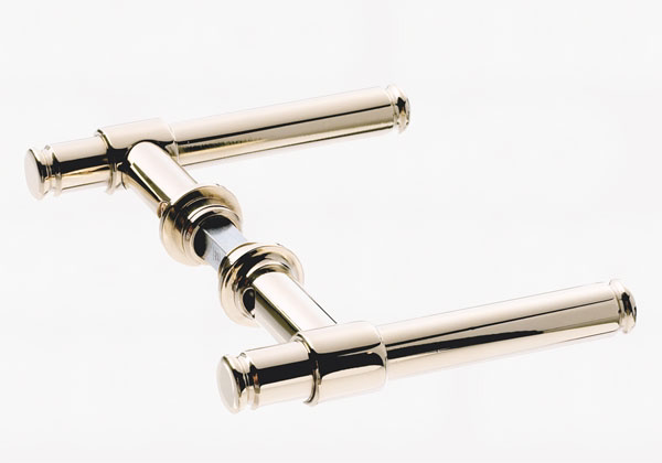 Dørgreb mess H-form Ø14 u/roset 58-82 P3011.90CD 