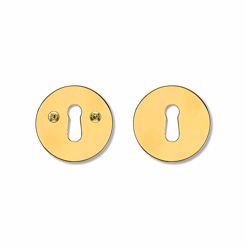Nøgleskilte mess Ø50x2mm massiv cc27mm P3140.94C