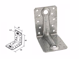 Simpson Strong-Tie - Vinkelbeslag 70/90/105 med ribbe