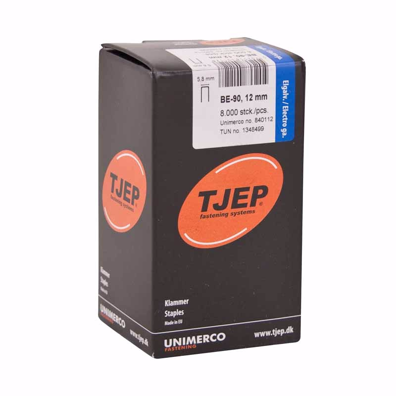 Klammer BE-90 m/lim 40mm á 2500 stk