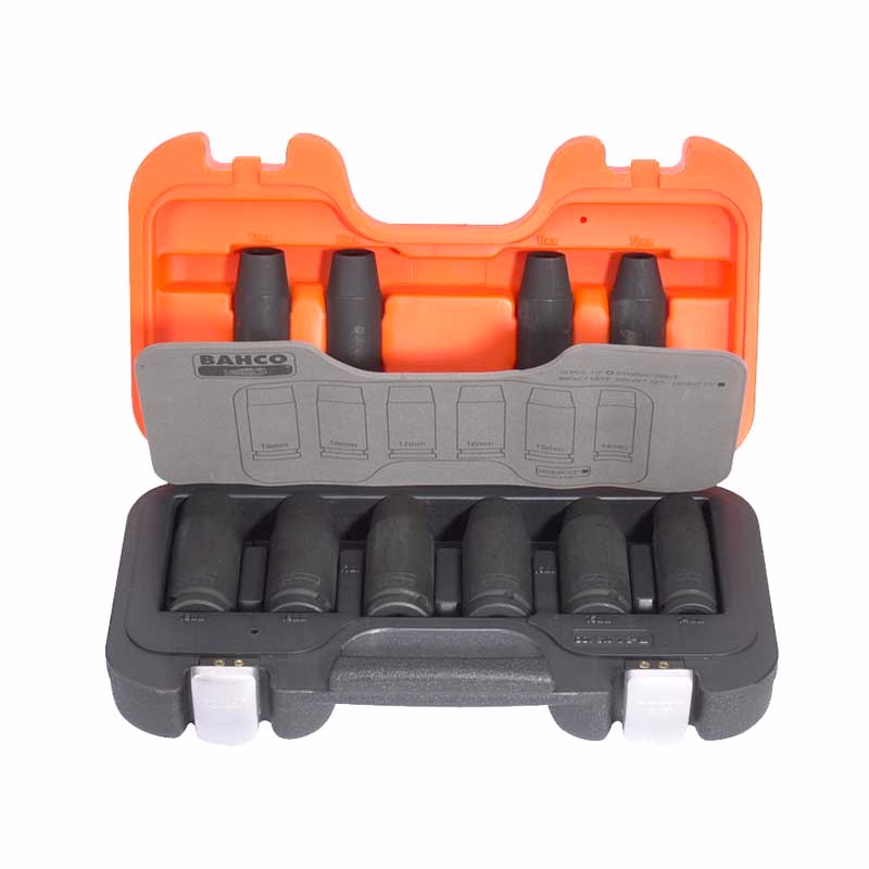 Slagtoppe sæt 10 dele ½"