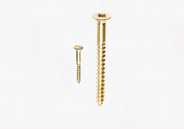 Træskrue mess flh pz 2,5x16mm á 200