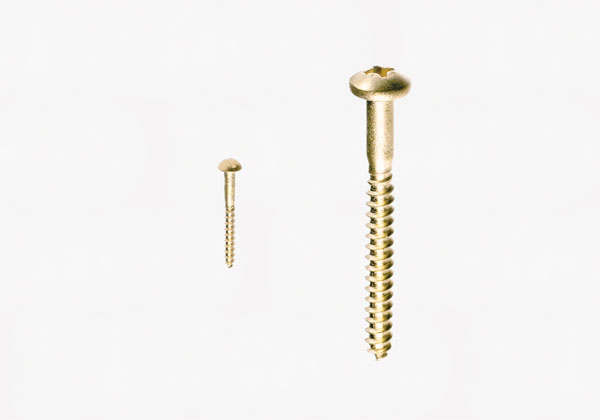 Træskrue mess ph 3,0x12mm á 200