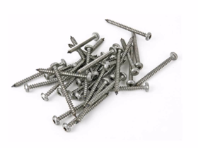 Schäfer/Peters - Spånpladeskrue A4 panhoved