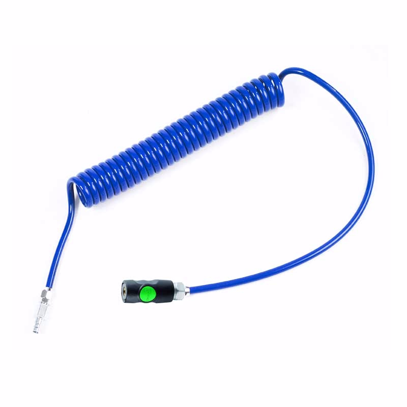 Spiralslange m/sikk. 4mtr