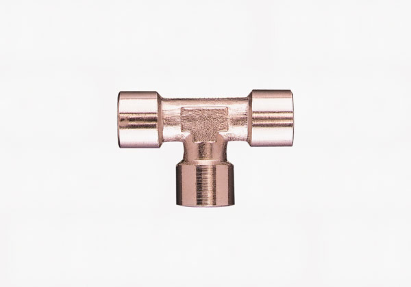 T-stykke Rectus 1/4" indv