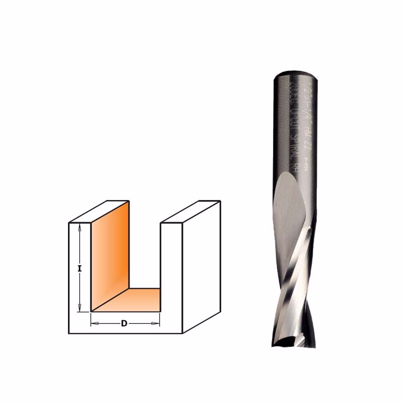 Spiralfræser HM 4x15mm K6