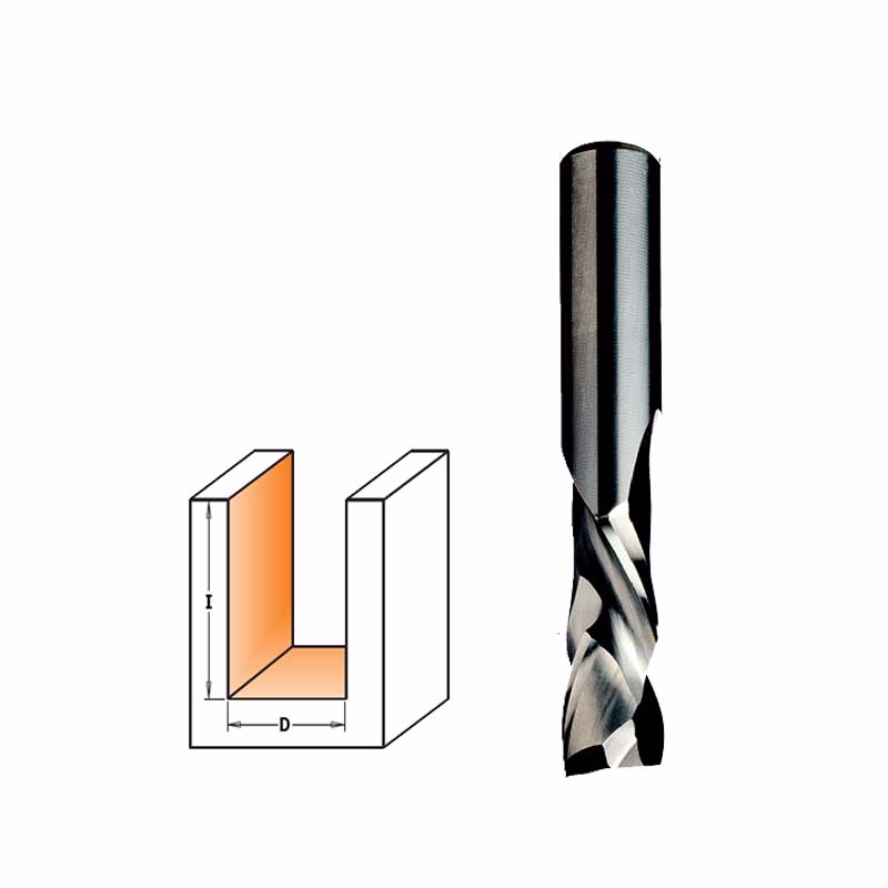 Spiralfræser HM 8x32mm up-down K8