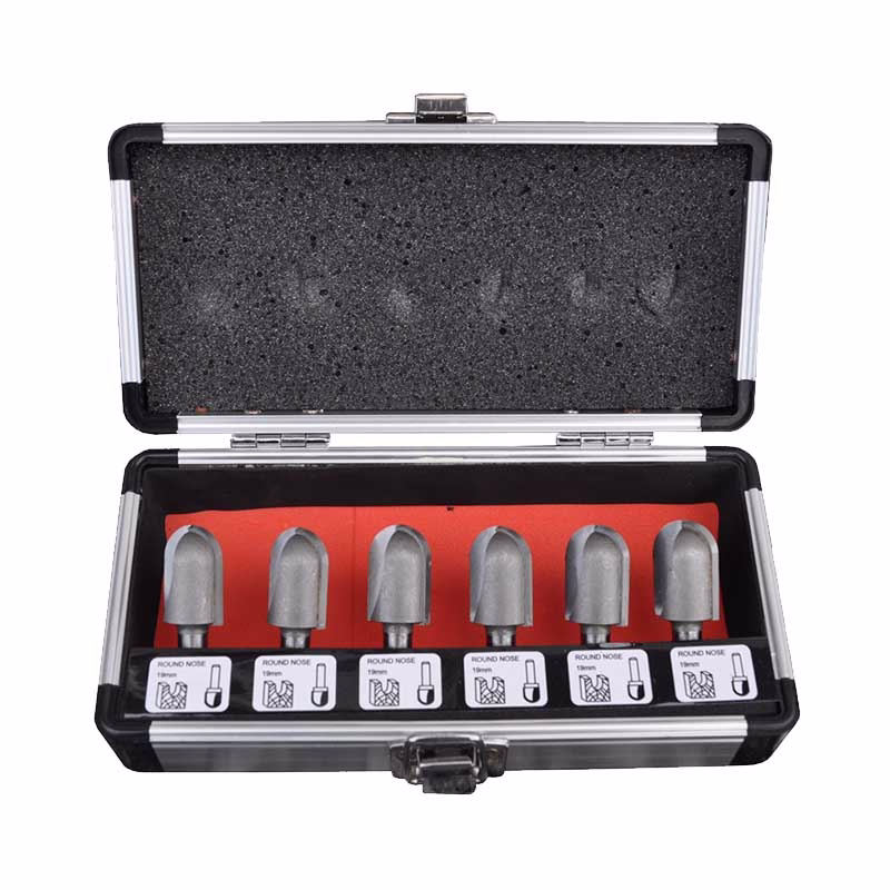 Hulkehlfræsersæt t/16mm gulvvarmeslanger, 6 dele