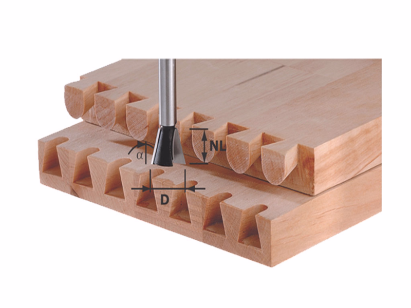 Grat/sinkefræser HSS Ø13,8x13,5mm 15 K8