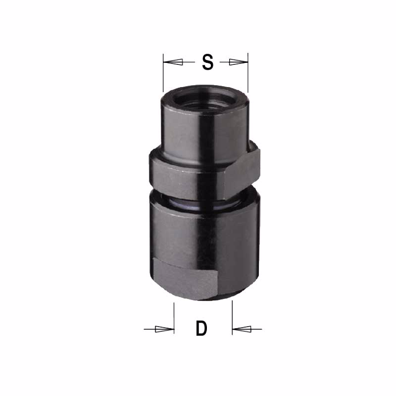 Adapter indv. M12 t/bøsn 6-8mm