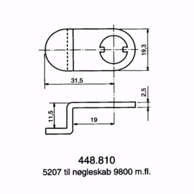 Assa Abloy - Kamstykke 448810