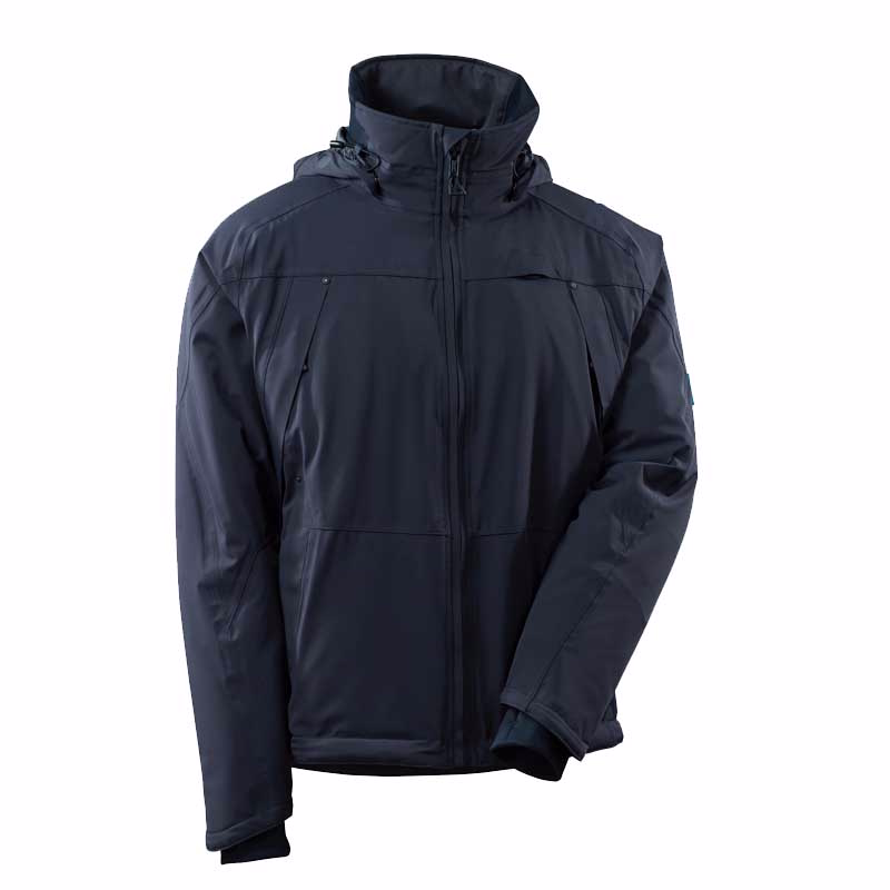 Vinterjakke17035 mørk marine, str. 3XL