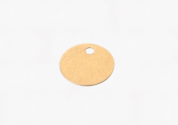 Nøglemærker mess Ø23x1,0mm á 25stk