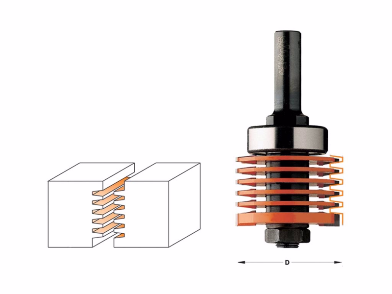Fræserjernssæt Limfuge HM  Ø47,6x12,7mm