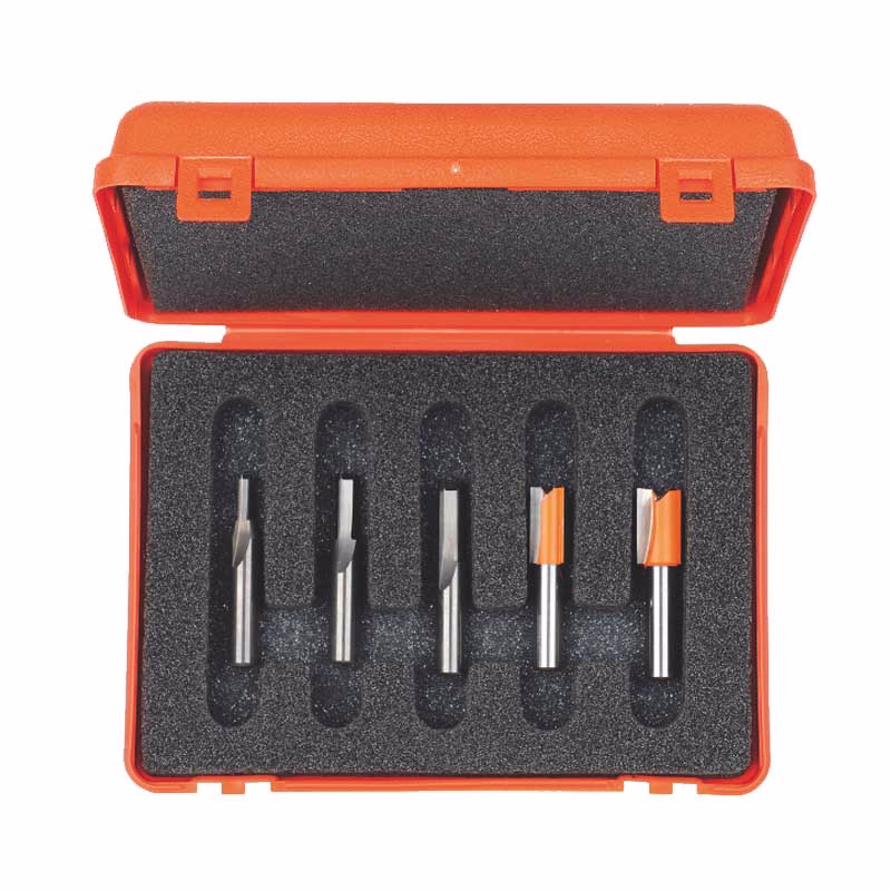 Fræserjernssæt Not 4-12mm, 5 dele