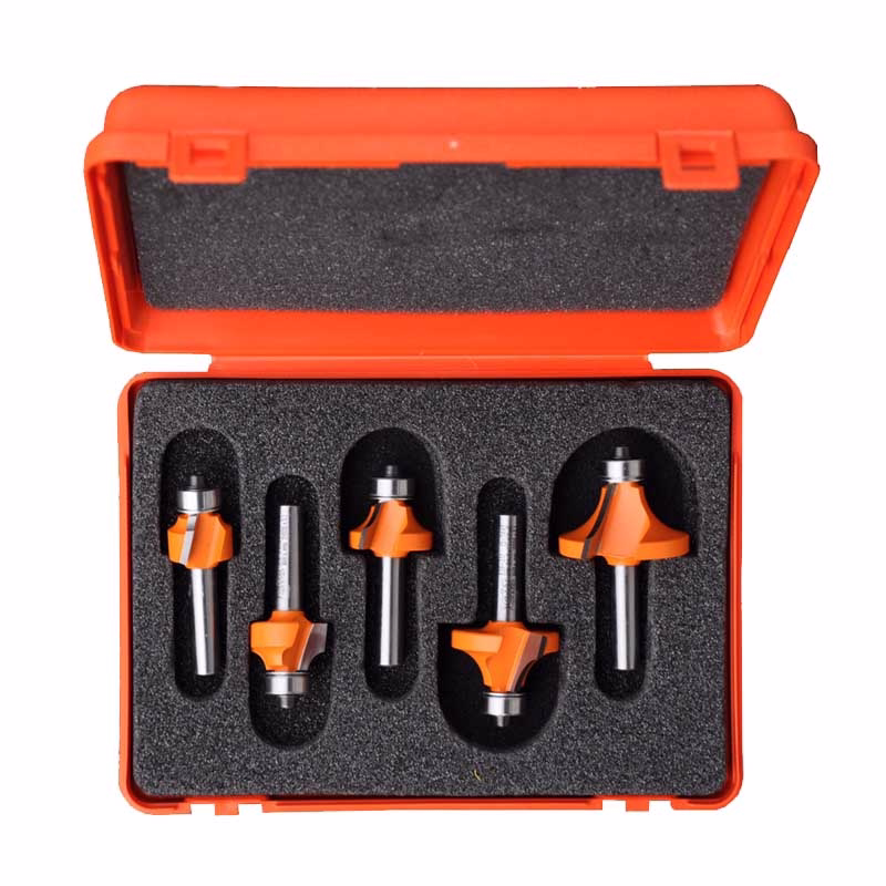 Fræserjernssæt Runding R3,2-R12,7mm, 5 dele