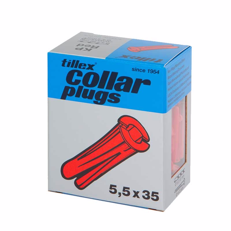 Collar plug rød 5,5x35mm