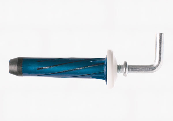 Rosett blå m/vinkel á 25