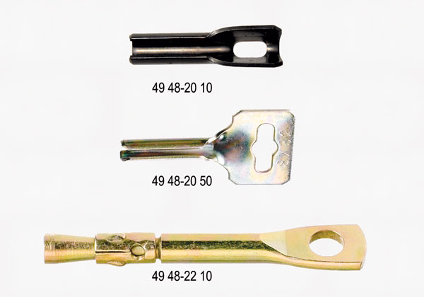 Loftanker sort 8x25mm ø5,2 á 100 stk