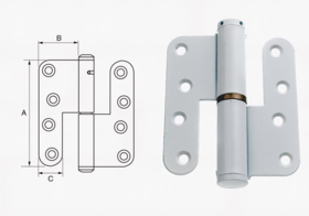 Assa Abloy - Fjederhængsel