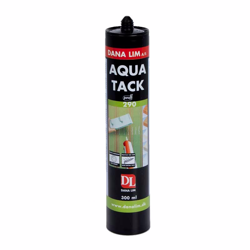 Montagelim, Aqua Tack 290 Hvid 300 ml