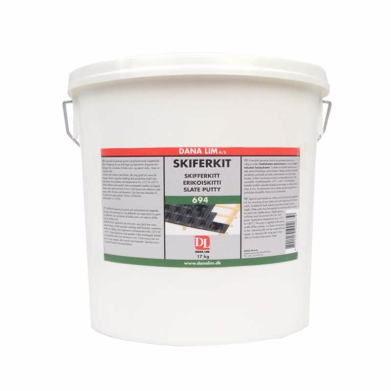 Skiferkit 694, sort, 17 kg