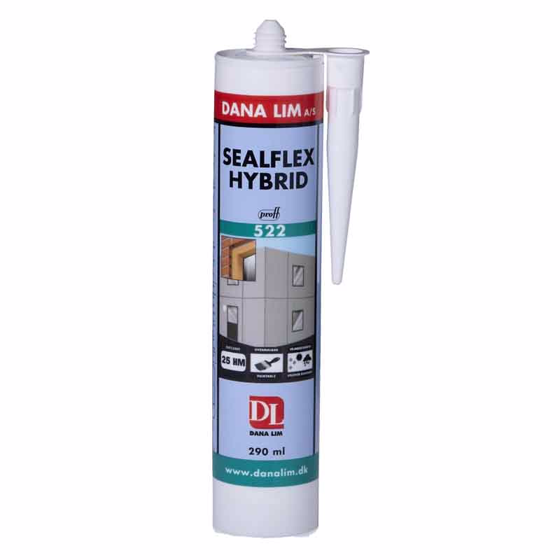 Byggefuge Sealflex Hybrid 522 grå, 290ml